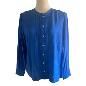 Levi's Button Up Top L NWOT Romantic Minimalist Coastal Chic Boho Summer Floral